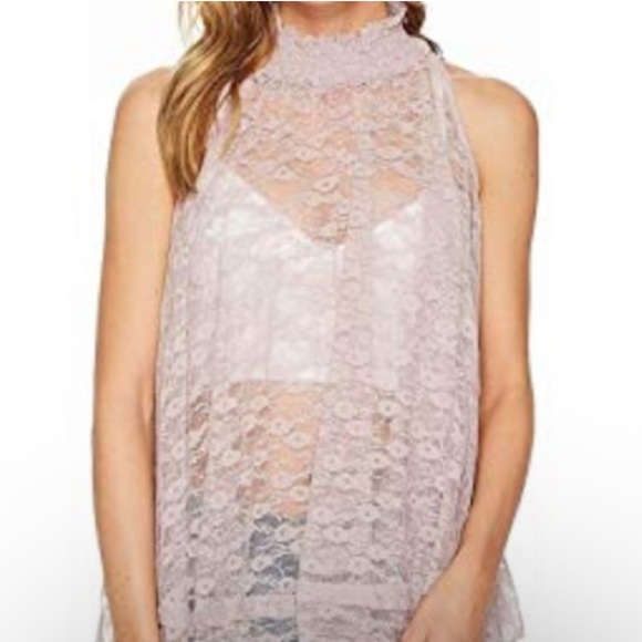 Free People Lace Top Size Small - Picture 2 of 5